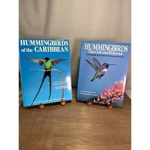 Vintage Hummingbird Photography Books Lot - Caribbean & North America Tyrell HC